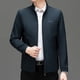 thumbnail image 2 of Chaqueta de negocios de color sólido para hombre, ropa de abrigo ajustada para hombre, chaqueta con cremallera para hombre, chaqueta fina para primavera y otoño para hombre, ropa para hombre, 2 of 5