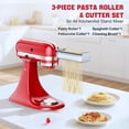 thumbnail image 6 of Pasta Maker Attachment for all KitchenAid Stand Mixer, including Spaghetti Cutter, 6 of 7