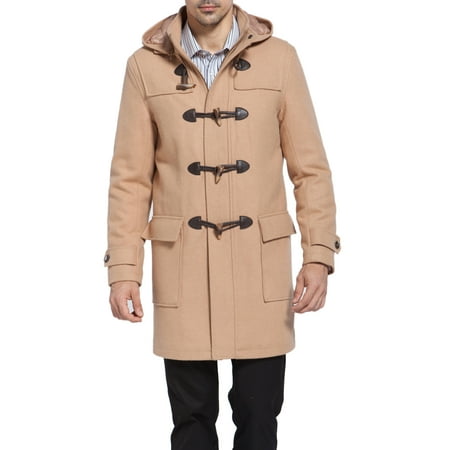 BGSD Men's 'Benjamin' Wool Blend Classic Duffle Coat