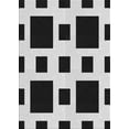 thumbnail image 1 of Ahgly Company Indoor Rectangle Patterned Charcoal Black Novelty Area Rugs, 4' x 6', 1 of 6