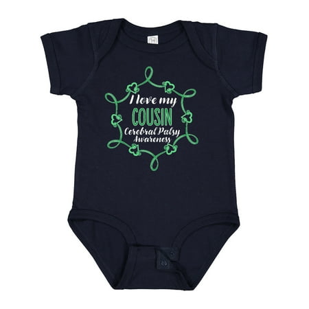

Inktastic I Love My Cousin Cerebral Palsy Awareness Gift Baby Boy or Baby Girl Bodysuit