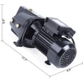 thumbnail image 2 of 3/4 HP Shallow Well Jet Pump w/Pressure Switch Heavy Duty Jet Pump for home&agricultural irrigation 110V 550W, 2 of 10