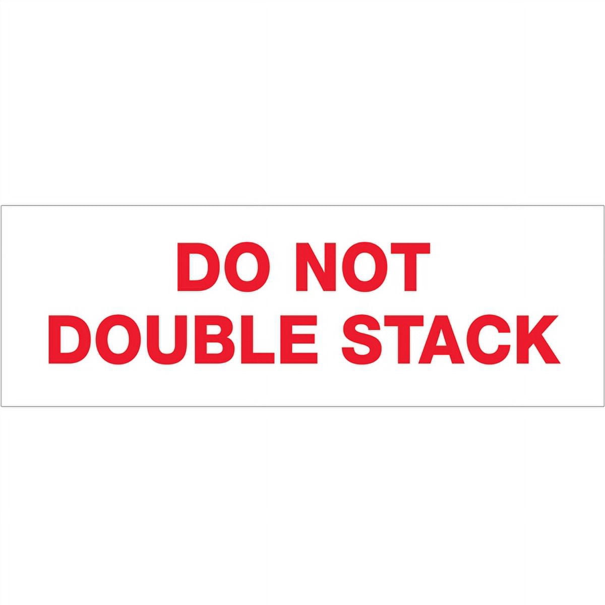 Tape Logic Pre-Printed Packing Tape White - DO NOT DOUBLE STACK 2" x 110 Yard Roll (36 Roll/Case)