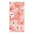 thumbnail image 3 of Flowers Pink Beach Towel Camping Towel Microfiber Oversized 37" x 74" Absorbent for Seaside Camping Swimming Fitness, 3 of 5