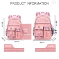 thumbnail image 4 of Mochilas escolares para niñas, morral escolar de escuela primaria, Mochila escolar impermeable de princesa, 4 of 4