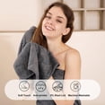 thumbnail image 4 of Juego de toallas de baño CHINO extra grandes de microfibra de 90 x 180 cm, 4 of 6