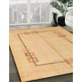 thumbnail image 3 of Ahgly Company Machine Washable Indoor Rectangle Abstract Orange Area Rugs, 8' x 10', 3 of 7