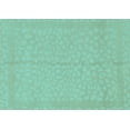 thumbnail image 1 of Ahgly Company Indoor Rectangle Abstract Light Blue Modern Area Rugs, 5' x 7', 1 of 4