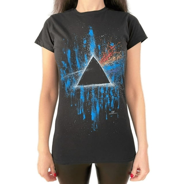 Pink Floyd Womens Dark Side Of The Moon Splattered T-Shirt
