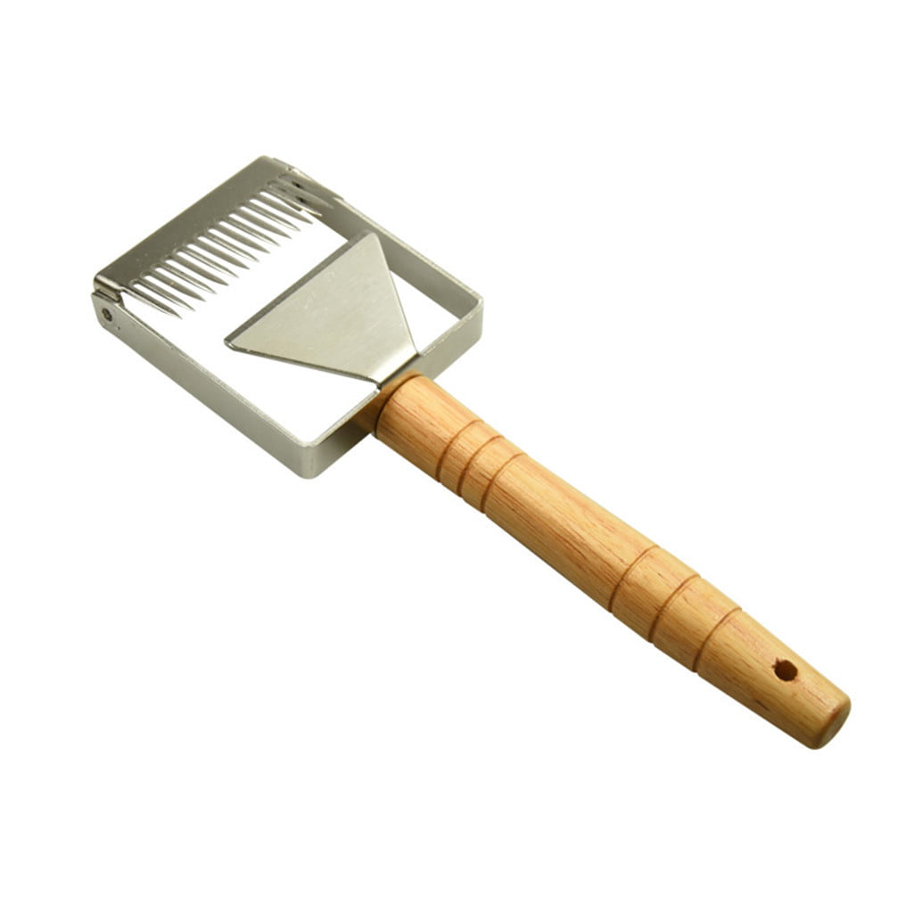 Stainless Steel Bee Hive Uncapping Honey Fork Scraper Shovel Beekeeping Tool New 