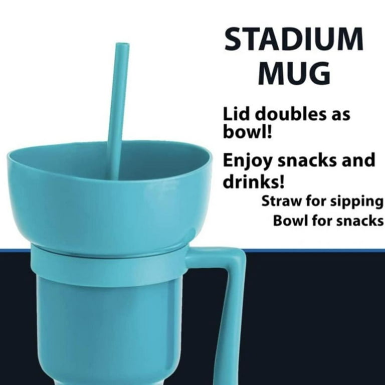 Snackies Cups 2 In 1 Top Snack Bowl On Drink Cup Splash Proof