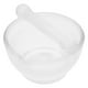 thumbnail image 1 of Juego de mortero y maja de vidrio multifuncional de 80 ml, recipiente de vidrio para moler especias y medicamentos, para cocina y laboratorio, 1 of 8