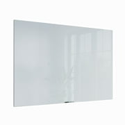 U Brands Floating Non-Magnetic Glass Dry-Erase Board, 72 X 48 Inches, White Frosted Surface, Frameless (2780U00-01)