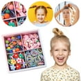 thumbnail image 4 of Horquillas infantiles, set de accesorios para el cabello de princesa, diadema coreana, horquillas pequeñas de goma para bebés, goma elástica para el cabello, 4 of 5