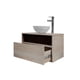 thumbnail image 2 of Gabinete para Baño Flotante con Ovalín y Llave Mezcladora,Diseño Minimalista con Detalle con Lambrín, Mueble Suspendido Moderno., 2 of 5