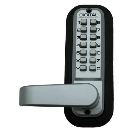 Lockey USA 2835 Passage Door Lever with Double Combination Mechanical Keyless Lock