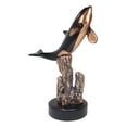 thumbnail image 5 of Ebros Large Nautical Marine Sea Orca Killer Whale Swimming By Coral Reefs Statue, 5 of 6