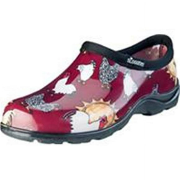 Principle Plastics 078132 Chaussures de Confort Imperméables pour Femmes & 44; Poulet Rouge - 8