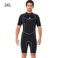 thumbnail image 2 of Combinaison de Plongée 3MM Résistante à l'Usure Manches Courtes Short Combinaison Longue Durée Sensation de Fraîcheur Accessoire de Surf Homme Noir TTG, 2 of 7