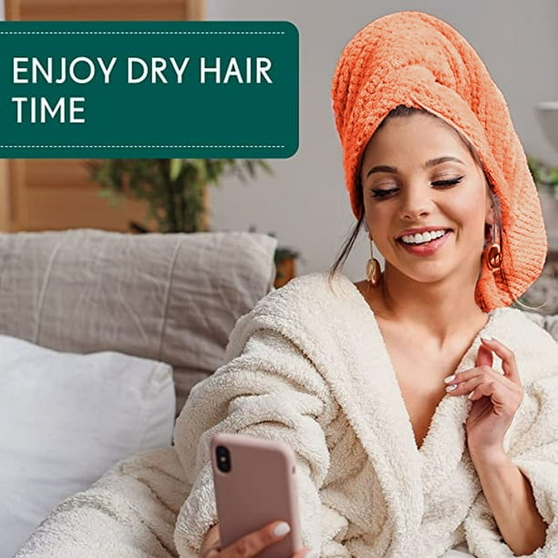 Hair Towel Pack for women anti frizz hair drying towel with