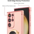 thumbnail image 4 of for Samsung Galaxy S23 Ultra Case Cute 6D Astronaut Case with Stand Function Luxury Plating Case Cover Slim Fit Soft TPU Shockproof Bumper Protective Electroplated Case for Girls Boys,Pink, 4 of 12