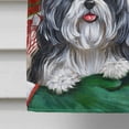 thumbnail image 4 of Shih Tzu Christmas Snowman Flag Canvas House Size, 4 of 4
