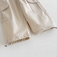 thumbnail image 4 of BLVB Toddler Baby Boys Girls Cargo Jogger Pants Little Kids Multi Pocket Cotton Casual Lounge Trousers with Elastic Hem, 4 of 5