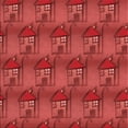 thumbnail image 1 of Ahgly Company Tapis d'Aire Intérieur Lavable à la Machine, Carré, Transitionnel, Rouge, 6 Pieds Carré, 1 of 7