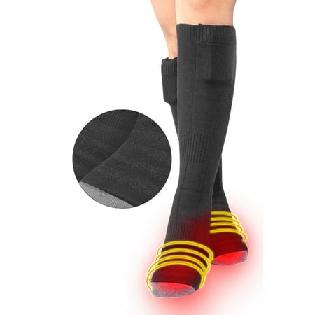 

Ovzne Temperature Regulating Heating Socks Electric Socks Long Tube Warm Electric Heating Socks Charging Heating Foot Warmer Clearance