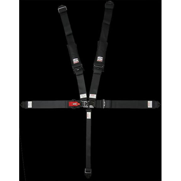 Simpson Racing 3B33PIKX D3 Off-Road Harness Bolt-In 3X3 with Pad Black