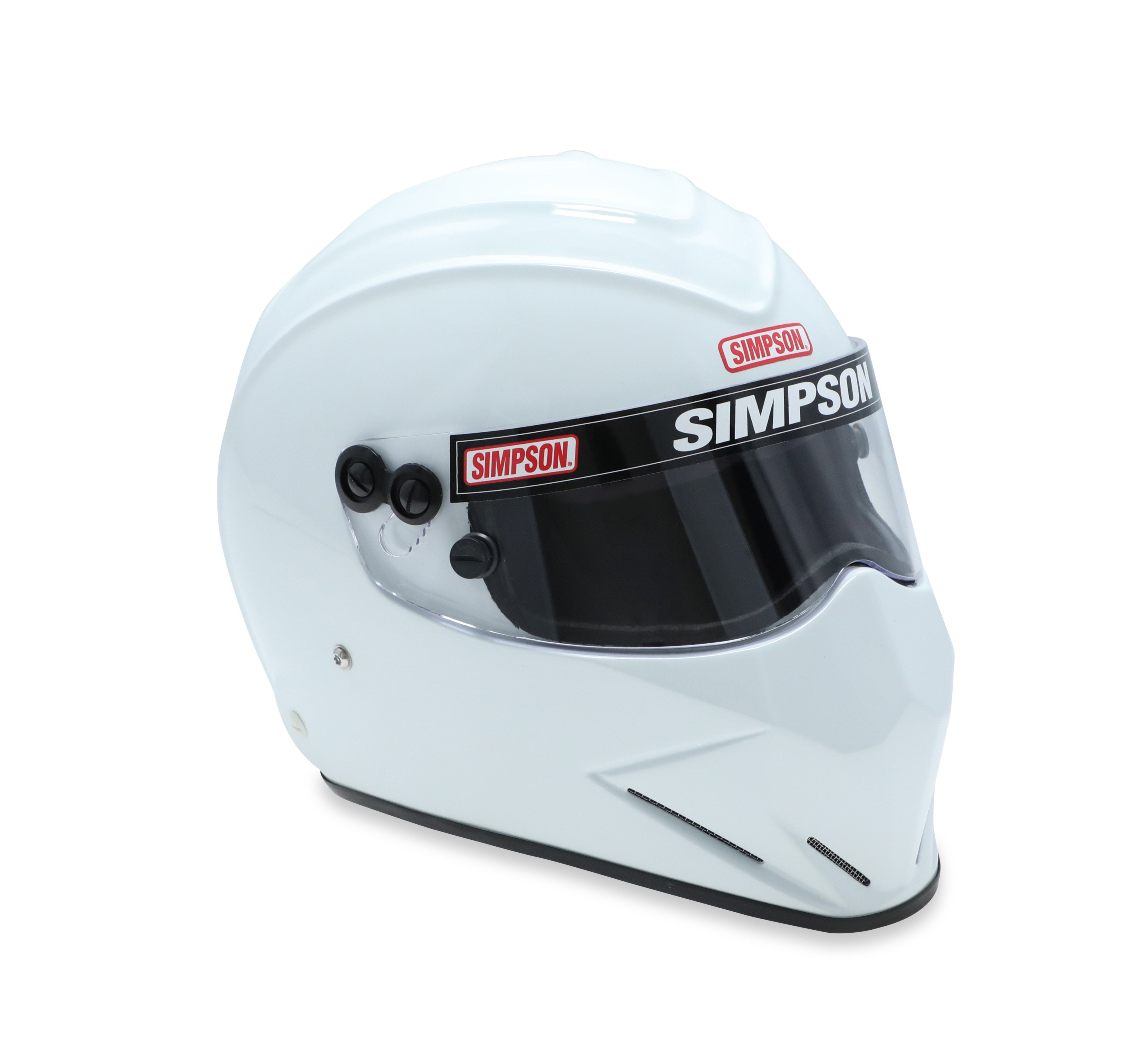 Simpson Racing 7297581 SA2020 Diamondback Racing Helmet 7-5/8 White