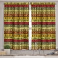 thumbnail image 2 of Ambesonne African Valance & Curtain, Tribal, 55"x24", Multicolor, 2 of 6