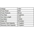 thumbnail image 5 of Sanitaire Carpet Extractor, 9 Amps. Commercial Motor, 1.5 Gallon Tank, 5 of 5
