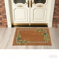 thumbnail image 5 of Bxaolu Welcome Doormat Outdoor Indoor Entrance Floral Door Mat Non Slip Entryway Front Back Door Floor Mat Inside Outside Washable Carpet Mat for Patio Hallway Porch, 19.6"x31.5", 5 of 7