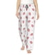 thumbnail image 1 of Fotbe Hand Drawn Strawberry Pantalones de Pijama para Mujer, Pantalones de Dormir, Pantalones Pj con Cordón y Bolsillos-Small, 1 of 6