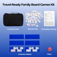 thumbnail image 5 of WAAYEEPAL Mini Travel Rummy Cube Game - 6 Players, Portable Rummy Game Set with 160 Tiles & 6 Holders, Small Classic Family Strategy Board Game for Adults & Family, 5 of 9