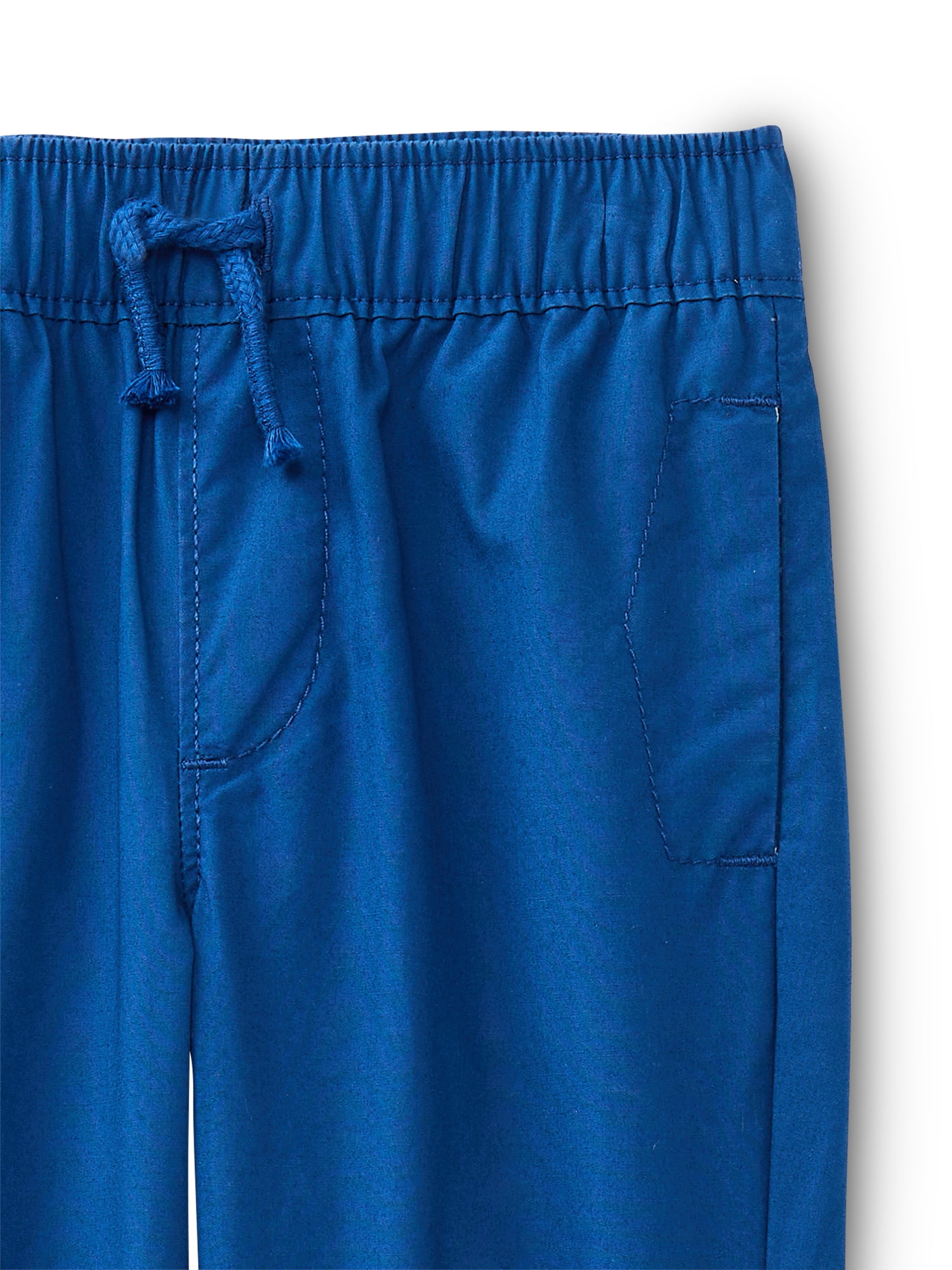 Wonder Nation Baby Boys Cotton Poplin Jogger Pants, Sizes 0M-24M