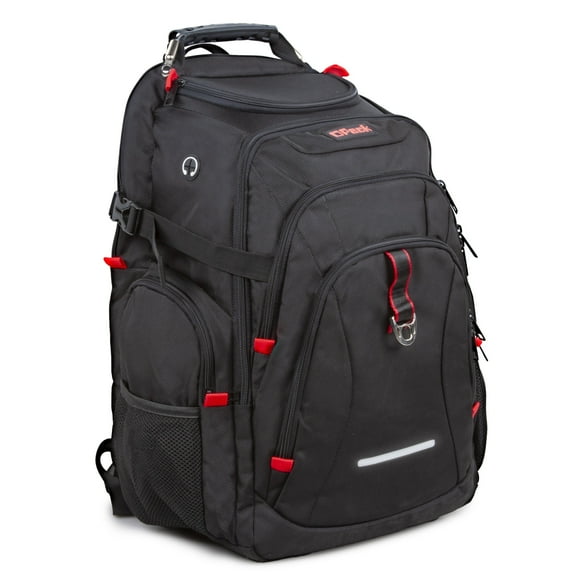 OPACK Extra Large Travel Backpack with USB Charging Port, Durable and Water-Resistant