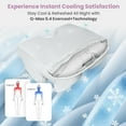 thumbnail image 2 of Wife Pillow Cooling Pillowcase: Q-Max 0.4 Cool Fabric, Buttery-Soft, Breathable, Silky-Smooth & Skin Friendly. Washable Cover with Zipper. Designed for Comfortable & Refreshing Sleep, Chic Light Gray, 2 of 9