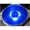 Transparent Fan Blades, Silver Frame, Blue Led, variant on Silverstone Air Penetrator Air Channeling Case Fan With Red Led Light 12012025Mm/1500Rpm Ap121-Rl (Silver)