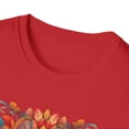thumbnail image 3 of Floral Woman Unisex Softstyle T-Shirt Boho Native American Festival Style, 3 of 3