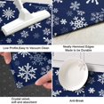 thumbnail image 3 of Dark Blue Christmas Snowflake Pattern Kitchen Rug Mat,Kitchen Runner Rugs Non Skid Washable,Decorative Kitchen Floor Mats for Kitchen,Sink,Laundry,17"X47", 3 of 5