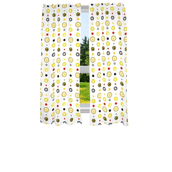 Pokemon Kids Window Curtains, 2 Panel Set, 63" Length