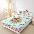 thumbnail image 4 of Erosebridal Horse Bed Sheets Set Twin Size,Rustic Farmhouse Wildlife Bedding Sets Twin Size,Watercolor Flower Bed Sheets Twin,Super Cozy Room Decoration，3-Piece, 4 of 8