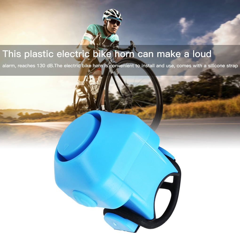 Bike Electronic Loud Horn 130 db Bicycle Handle Bar Alarm Cycling Battery Bell 