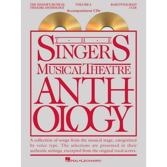 The Singers Musical Theatre Anthology - Volume 6: Baritone Bass Accompaniment CDs