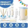 thumbnail image 2 of Threns 6Pcs Set Travel Silicone Baby Bottle Cleaner Brush Set Foldable Drying Rack with Storage Bucket Safe Robust for Home and Travel, 2 of 11