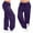 Purple, variant on GaThRRgYP Women's Casual Pants & Capris,Womens Autumn Winter Wide Leg Yoga Sports Loose Casual Long Pants Trousers