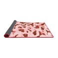 thumbnail image 2 of Ahgly Company Indoor Rectangle Abstract Red Modern Area Rugs, 7' x 10', 2 of 4