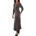 thumbnail image 2 of Women's Long Sleeve Empire Maxi Dress, 2 of 4